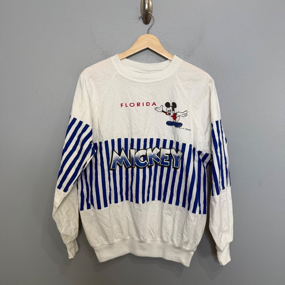 VINTAGE VELVA SHEEN DISNEY Mickey Mouse made in USA pullover top size M